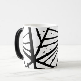 Taza Mágica Resumen Triángulos Lino Print Mug