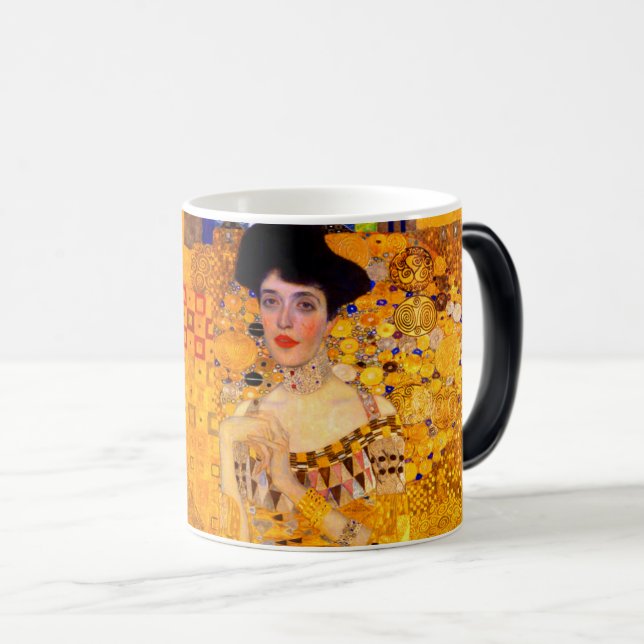 Taza Mágica Retrato de Gustav Klimt de Adele Bloch Bauer (Anverso derecho)