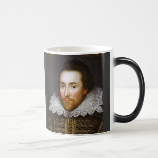 Taza Mágica Retrato del curso de la vida de Shakespeare (Derecha)