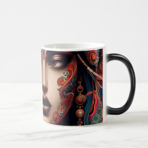 Taza Mágica Retrato estético Vivid