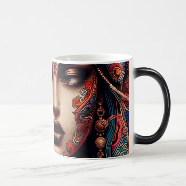 Taza Mágica Retrato estético Vivid (Derecha)