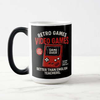 Taza Mágica Retro games video games teaching english since