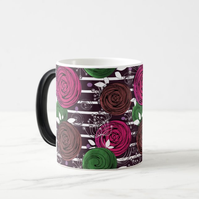 Taza Mágica Retro, rústico, folclórico (Anverso izquierdo)