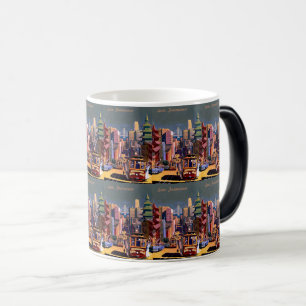 Taza Mágica Retro San Francisco Viaje de Golden California