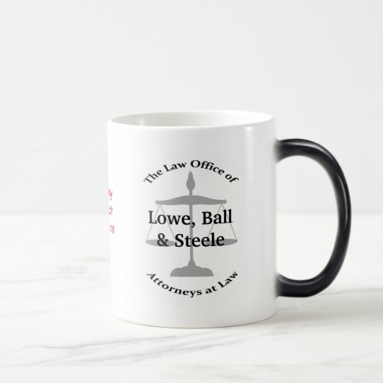 Taza Mágica Retruécanos del bufete de abogados