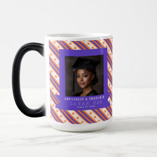 Taza Mágica Reunión de clase con estampado de rayas lindas