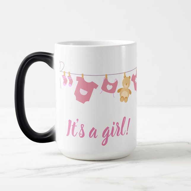 Taza Mágica Revelación de género es un Chica (Izquierda)