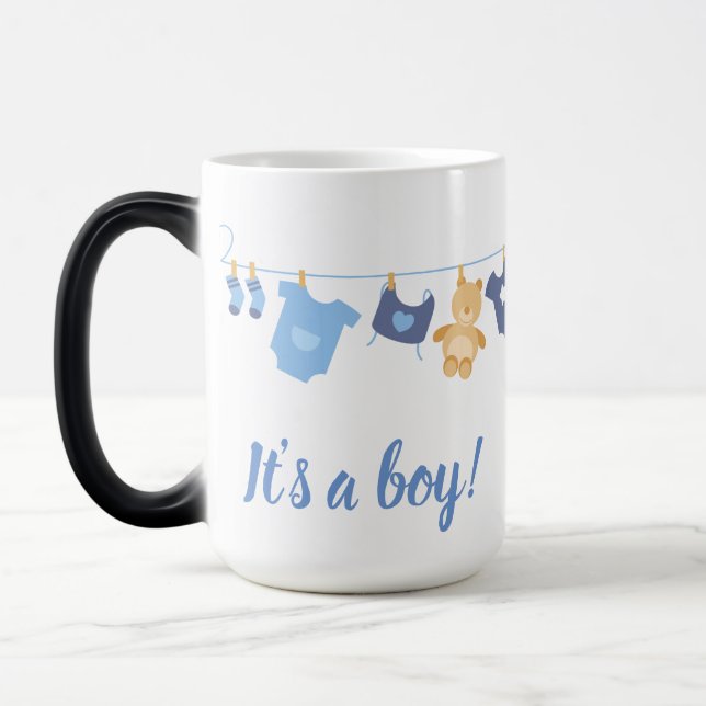 Taza Mágica Revelación de género es un niño (Izquierda)