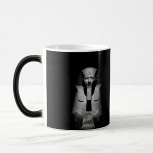 Taza Mágica Rey del faraón blanco y negro