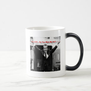 Taza Mágica Richard Nixon "¿Ya me extrañas?" Regalos y camiset