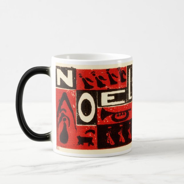 Taza Mágica Rojo Noel (Izquierda)