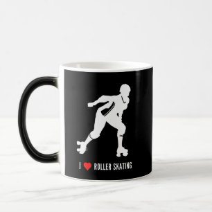 Taza Mágica Roller Sking Mama Funny Hobby Lover