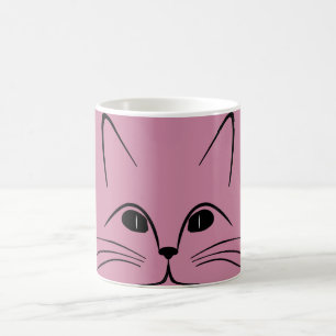 Taza Mágica Rosa de la nariz del gatito