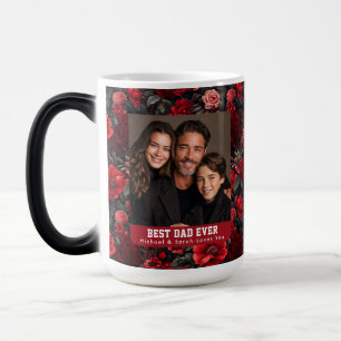 Taza Mágica Rosa moderna flor nuevo papá cumpleaños Stanley ca