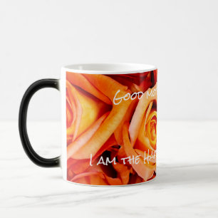 Taza Mágica Rosas naranjas Bouquet Mug