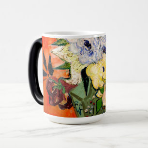 Taza Mágica Rosas Van Gogh y Anemones