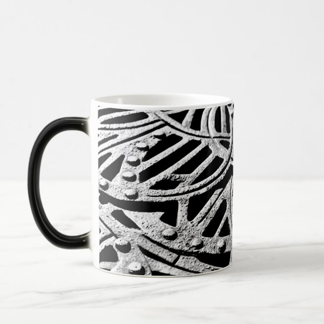 Taza Mágica Rusty Grate en gris (Izquierda)