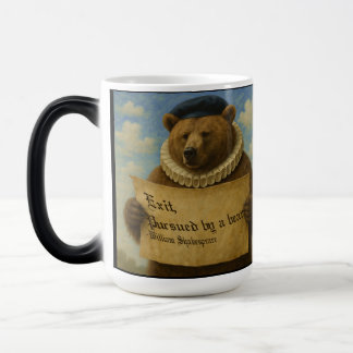 Taza Mágica Salir, perseguido por un oso cita de Shakespeare o