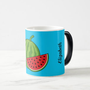 Taza Mágica sandía y rebanada Añadir su nombre