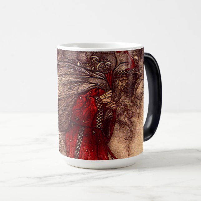 Taza Mágica Santa Claus Arthur Rackham (Anverso derecho)