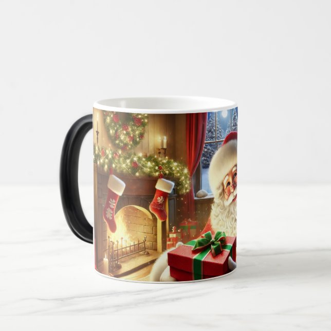 Taza Mágica Santa Clause Navidades Magic Mug (Anverso izquierdo)