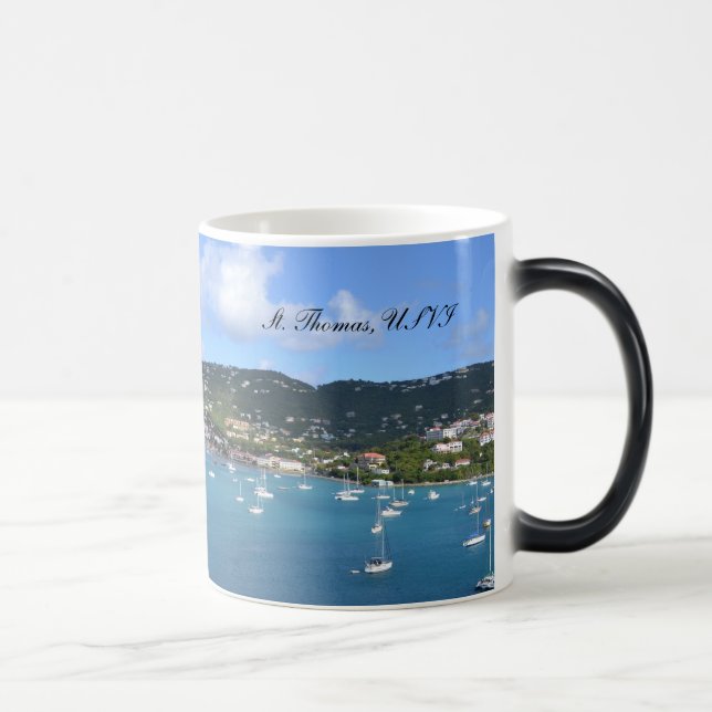 Taza Mágica Santo Tomás, USVI mug (Derecha)