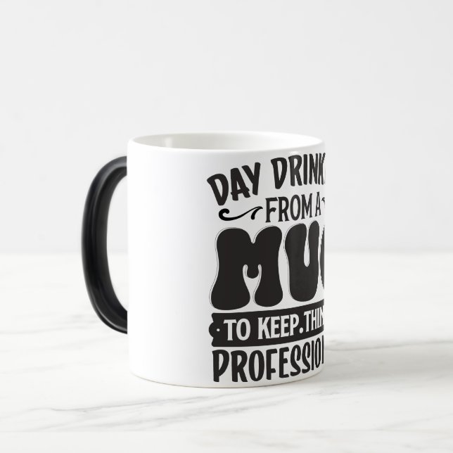 Taza Mágica Sarcastic Coffee Quotes (Anverso izquierdo)
