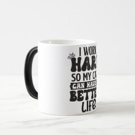 Taza Mágica Sarcastic Coffee Quotes