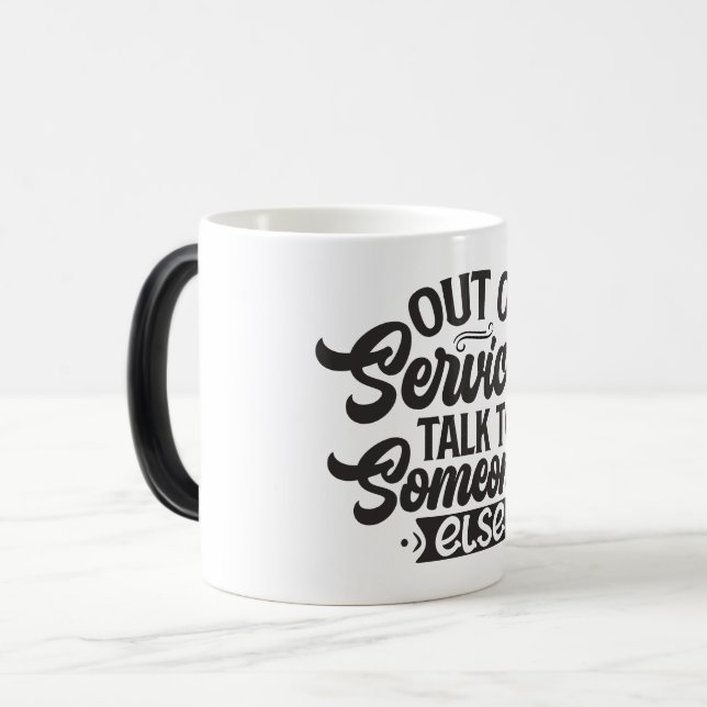 Taza Mágica Sarcastic Coffee Quotes (Anverso izquierdo)