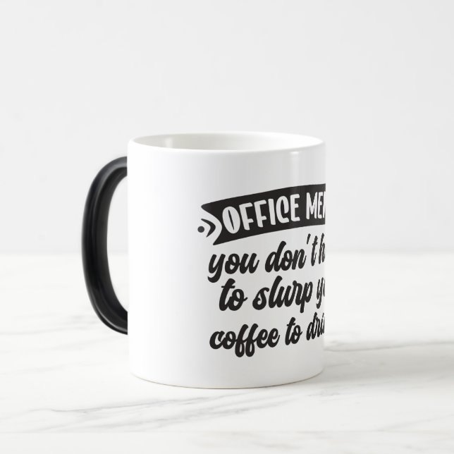 Taza Mágica Sarcastic Coffee Quotes (Anverso izquierdo)
