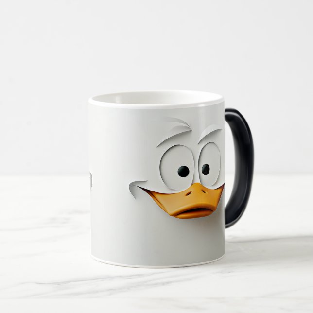 Taza Mágica Sarcastic Duck Face 3D (Anverso derecho)