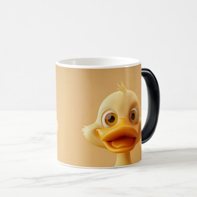 Taza Mágica Sarcastic Duck Face 3D (Anverso derecho)