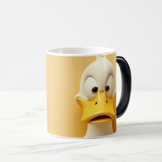 Taza Mágica Sarcastic Duck Face 3D (Anverso derecho)