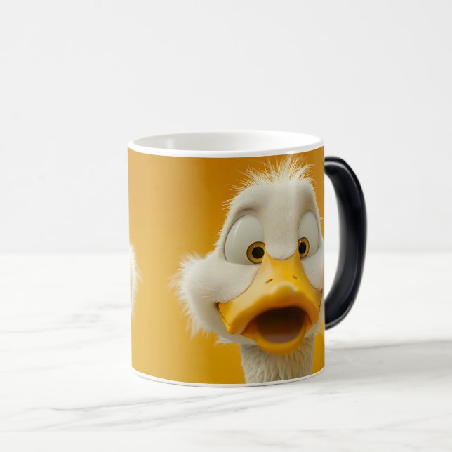Taza Mágica Sarcastic Duck Face 3D (Anverso derecho)