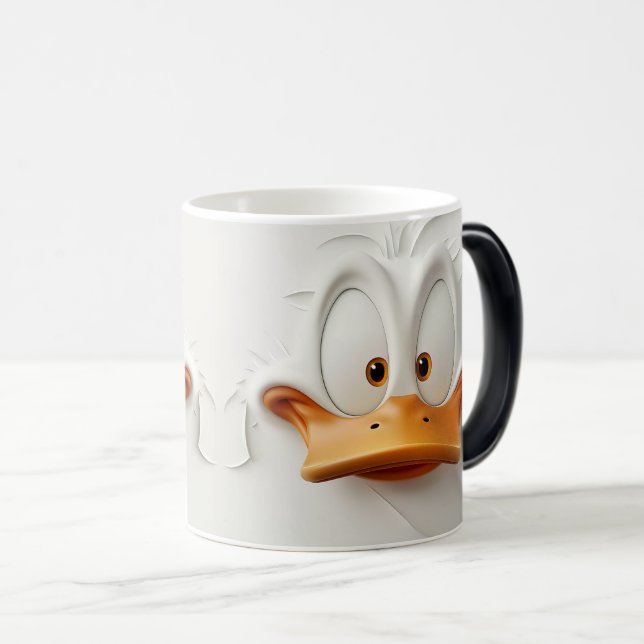 Taza Mágica Sarcastic Duck Face 3D (Anverso derecho)