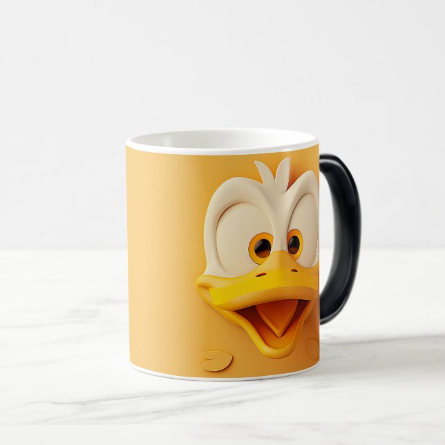 Taza Mágica Sarcastic Duck Face 3D (Anverso derecho)