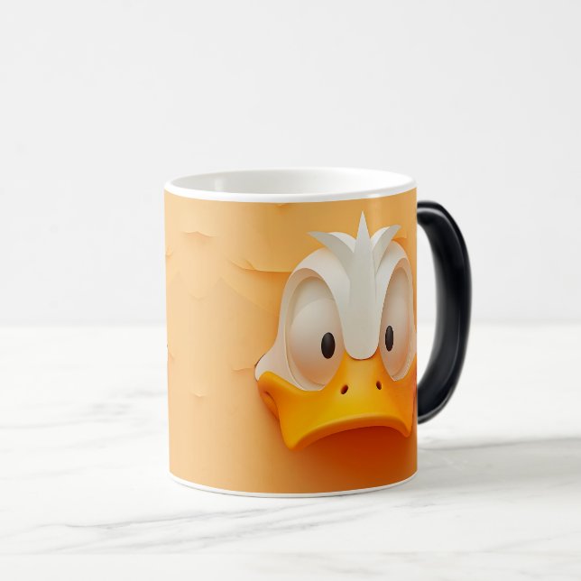 Taza Mágica Sarcastic Duck Face 3D (Anverso derecho)