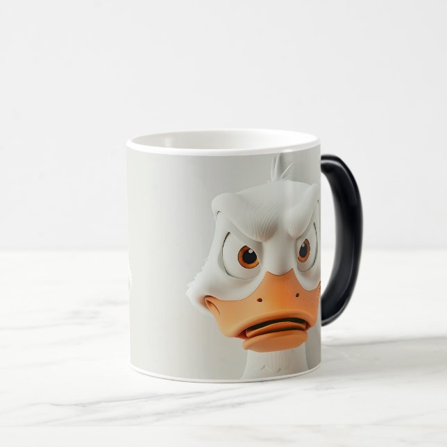 Taza Mágica Sarcastic Duck Face 3D (Anverso derecho)