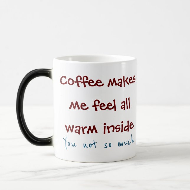 Taza Mágica Sarcástico divertido (Izquierda)