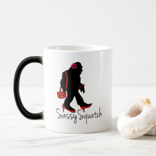 Taza Mágica Sassy Squatch, bigfoot Sasquatch Morphing Mug