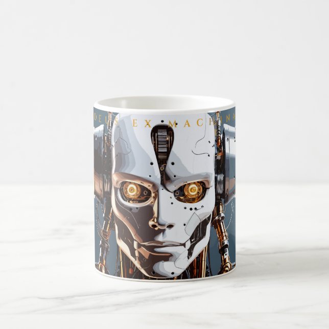 Taza Mágica Sci-Fi White Gold Android Deus Ex Machina (Centro)