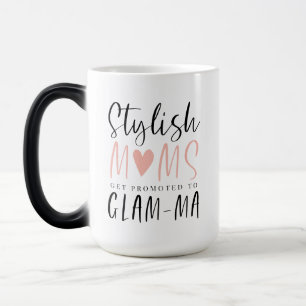 Taza Mágica Se Promueve A Madres Elegantes A mamáes De Glam. T