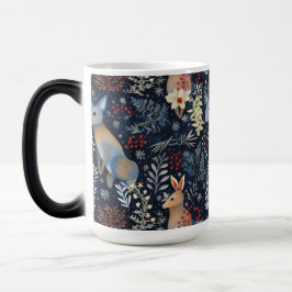 Taza Mágica Seamless Leaves Animal Deer