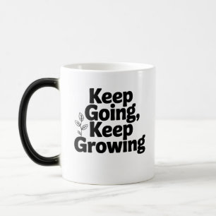 Taza Mágica Seguir Creciendo El Límite - Mentalidad Motivacion