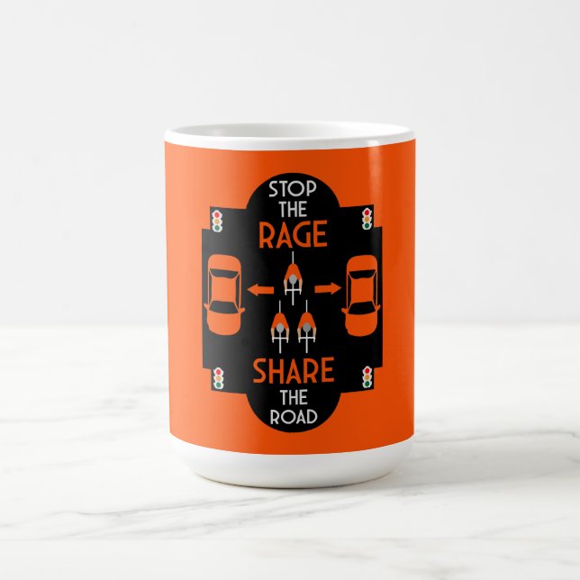 Taza Mágica Seguridad vial en bicicleta (Centro)