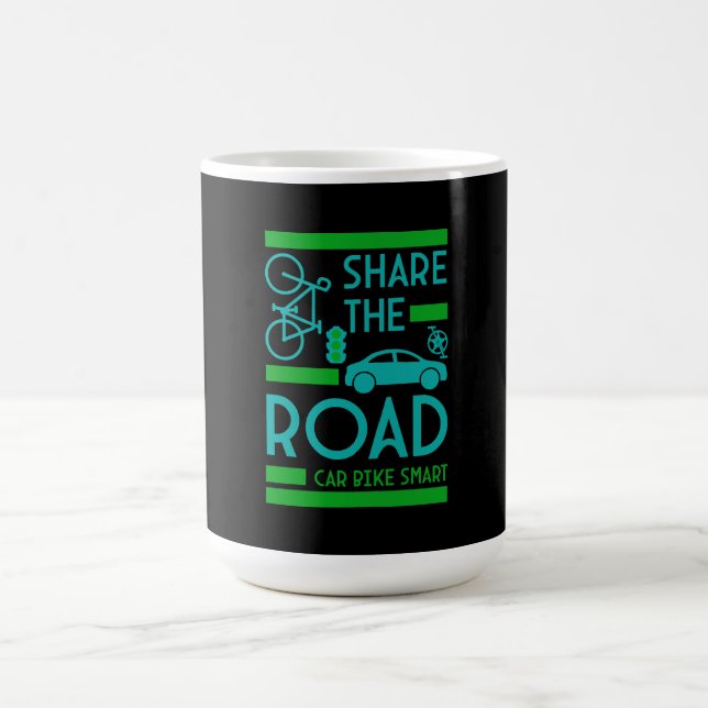 Taza Mágica Seguridad vial en bicicleta (Centro)