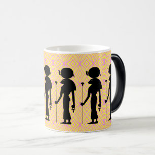 Taza Mágica Sekhmet: La silueta y símbolo de la diosa egipcia