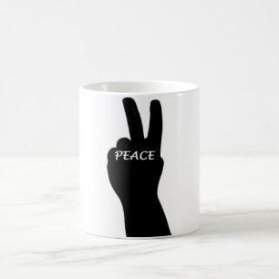TAZA MÁGICA SEÑAL DE PAZ