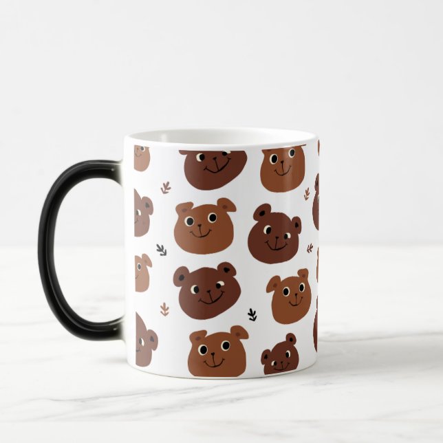 Taza Mágica Sencillo oso marrón (Izquierda)