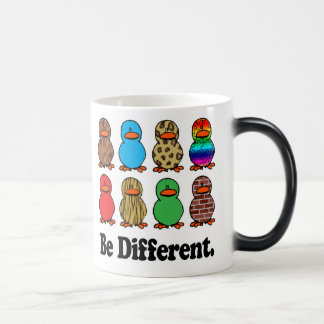 Taza Mágica Ser diferentes patos